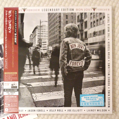 Bon Jovi Forever Legendary Edition Deluxe EP Size Sleeve Japan 2