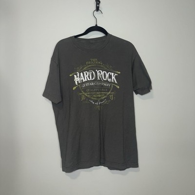 Hard Rock Cafe Phoenix Guitar Company Graphic Tee Charcoal Grey Short Sleeve L
