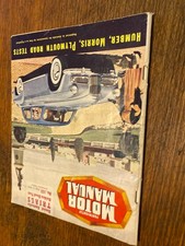 Motor Manual No.157 magazine Sept. 1956