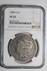 1884 S Morgan Silver Dollar VF25 NGC #001