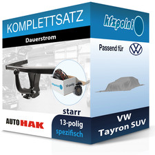 Für VW Tayron SUV 11.2024-jetzt AUTO HAK Anhängerkupplung starr + 13polig E-Satz