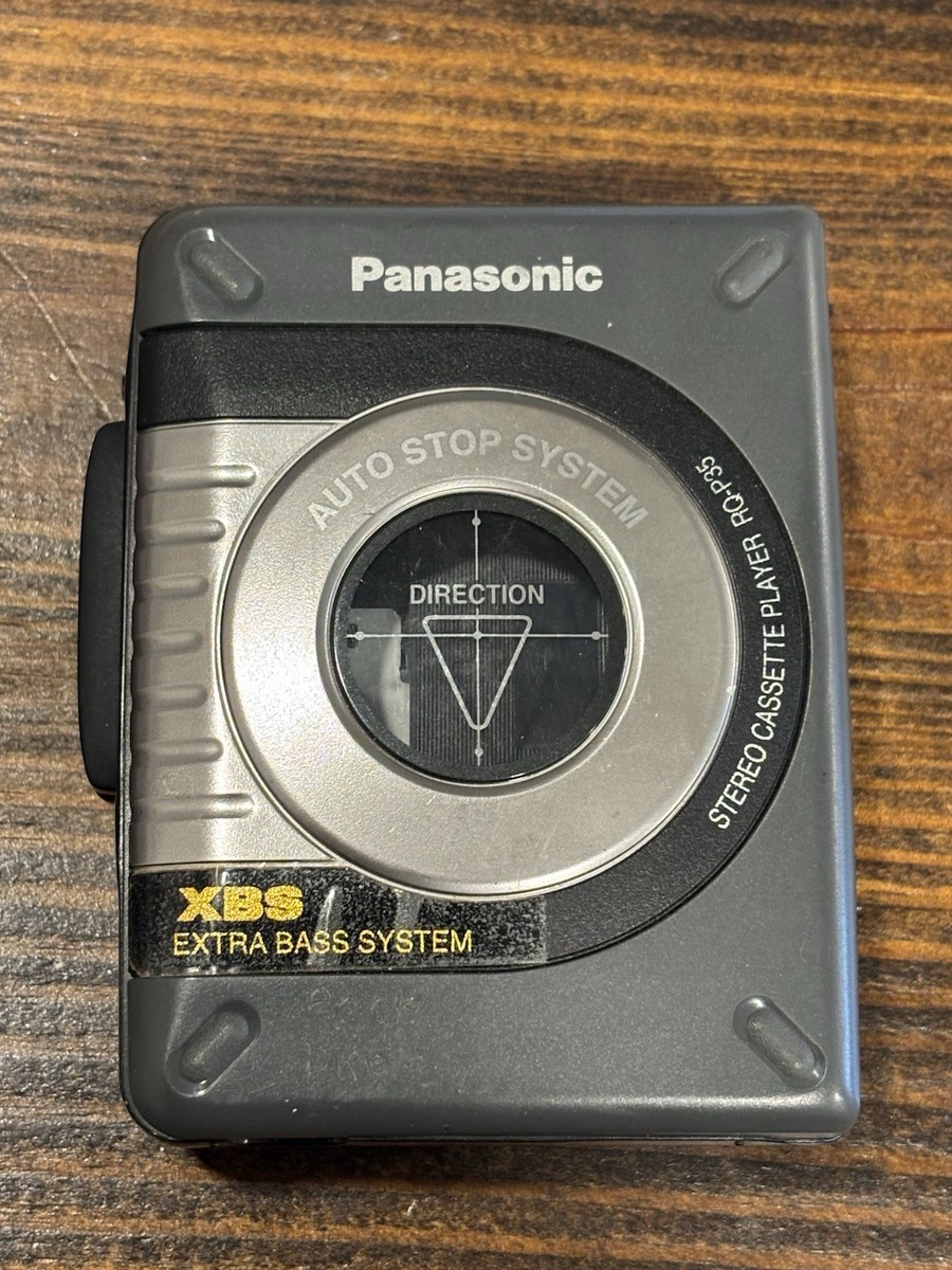 Panasonic RQ-P35 Cassette Player XBS Extra Bass Tested Working