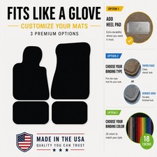 Avery Touring Black Carpet Front Rear Floor Mats For 1976-1989 Bmw 635csi G8 Avery Touring Black Carpet Front Rear Floor Mats For 1976-1989 Bmw 635csi G8