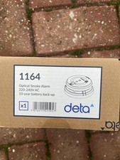 Deta 1164 Optical Smoke Alarm 240V Main with 10-Year Battery