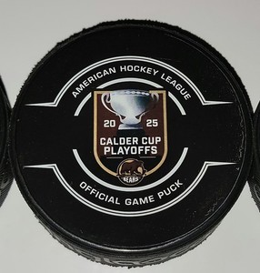 AHL 2025 Calder Cup Playoffs Hershey Bears Official Puck 