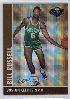 2008-09 Topps Co-Signers Bronze Hyper 17/50 Bill Russell #98 HOF 1l42