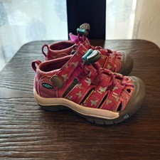 KEEN Newport H2 Toddler Girl's Pink Sandals River Water Shoes 8