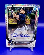 2025 Bowman Chrome Drake Baldwin Rookie Auto Refractor /150 SP Autograph RC