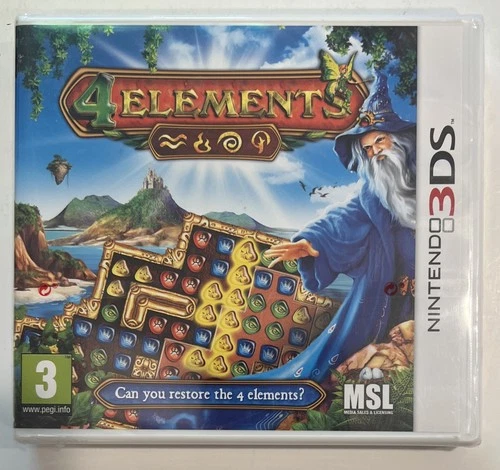 NINTENDO 3DS ~ 4 Elements ~ NEW / SEALED