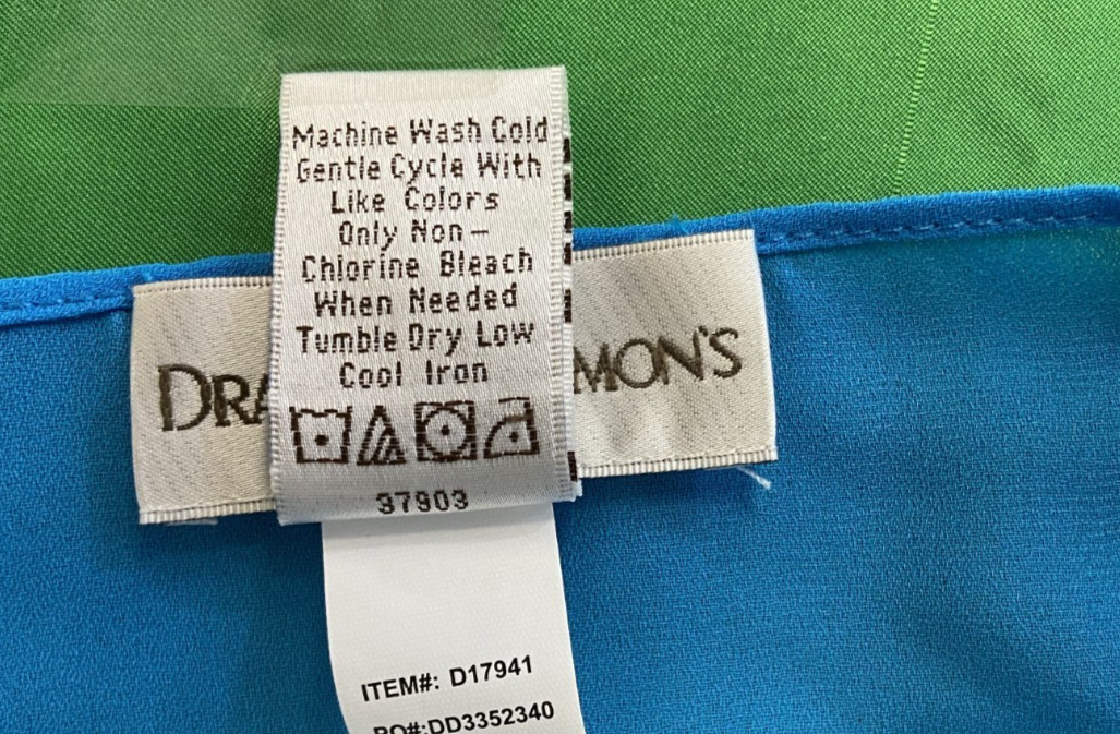 Draper’s & Damon’s 100% Polyester Three Piece Matching Pant Set Size Large