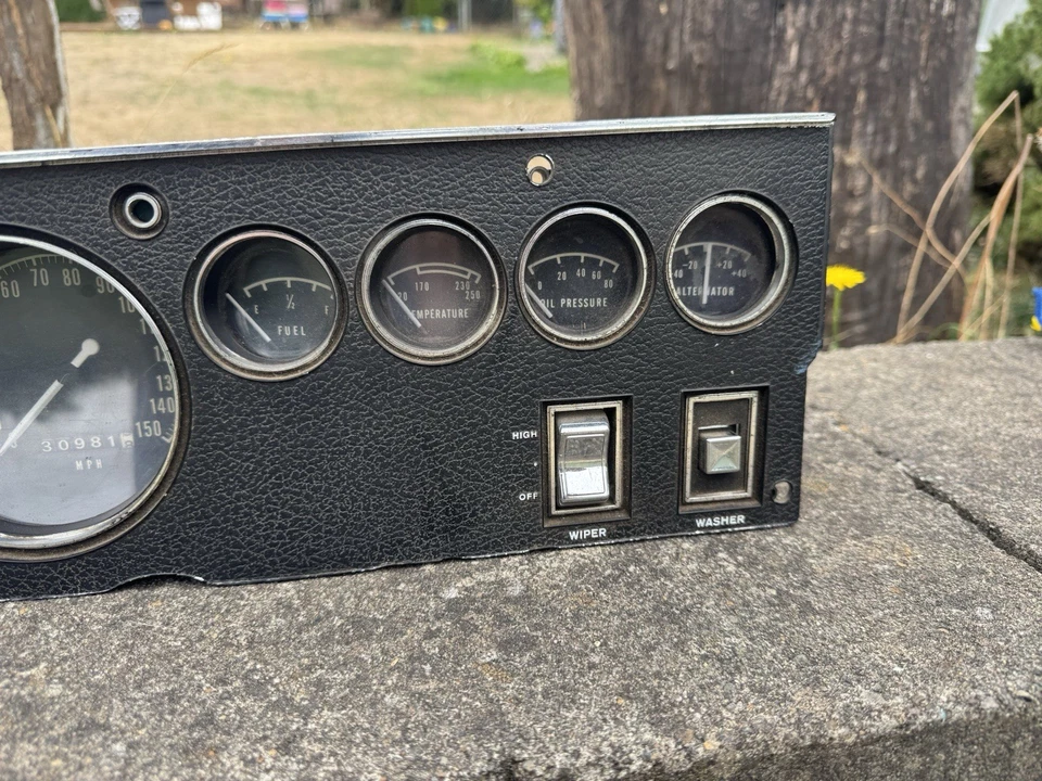 Dodge Charger Coronet Rallye RT GTX 1968-1970 TIC-TOK TABLERO CLÚSTER OPCIÓN DE TACÓMETRO  Foto 3 de 4