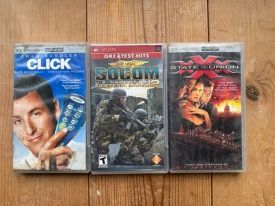 PSP UMD Lot SOCOM Fireteam Bravo 2 + Click + xXx State of the Union