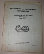 1936 Curtiss Controllable Pitch Propellers Installation and Maintenance Manual