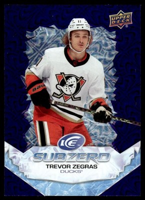 2022-23 Upper Deck Ice Sub Zero Trevor Zegras Anaheim Ducks #SZ-TZ