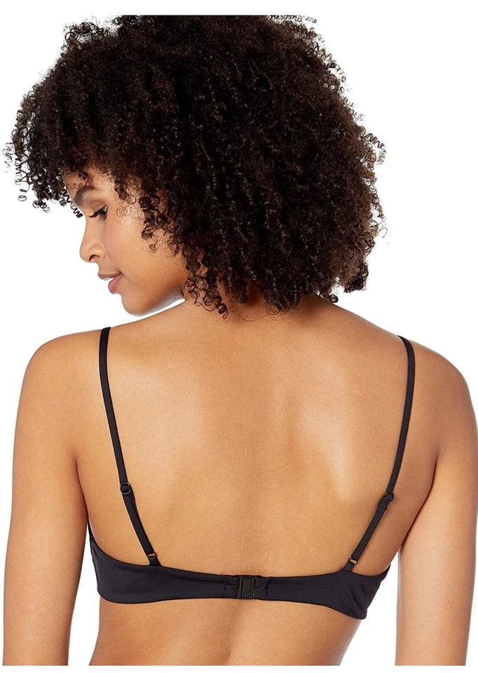 Volcom Simply Seamless Underwire Bikini Top XS Black NWT* BG900 - Image 3 of 3