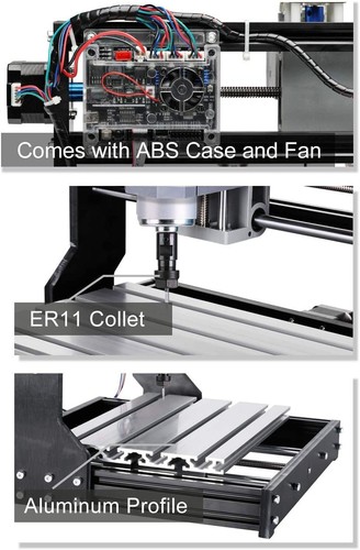 SainSmart Genmitsu 3018-PRO Desktop CNC Router Machine for Milling Engraving