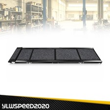 Foldable Dog SUV Truck Ramp with Non-Slip Rug Surface 63" x 17.3" Dog Car Ramp
