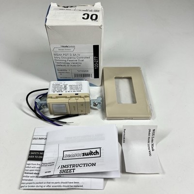 Acuity Controls Sensor Switch WSXA PDT D SA IV Ivory Wall Dimming Passive NEW