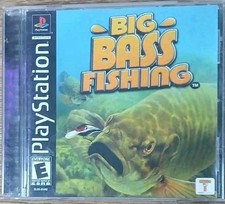 Big Bass Fishing - PS1 - PlayStation 1 - video game - 100% complete  - VGC
