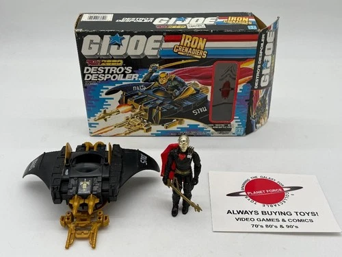 1988 Destro’s Despoiler & Complete w/ Box GI Joe Vehicle Figure