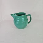 Bauer Pottery Jade Green Large Pitcher Beehive Ringware Vintage