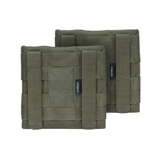 2pcs Tactical Side Plate Pouch Set Plate Pocket MOLLE 6"X6" for JPC2.0