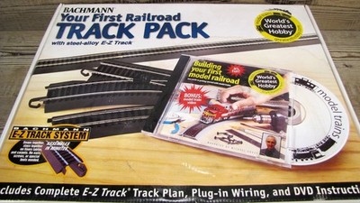 Bachmann Your First Railroad Track Pack EZ Track System #44596 w/ Istructions CD