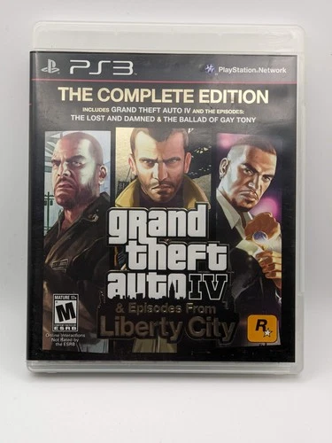 Grand Theft Auto IV Complete Edition PS3 PlayStation 3 Complete CIB + Map MINT