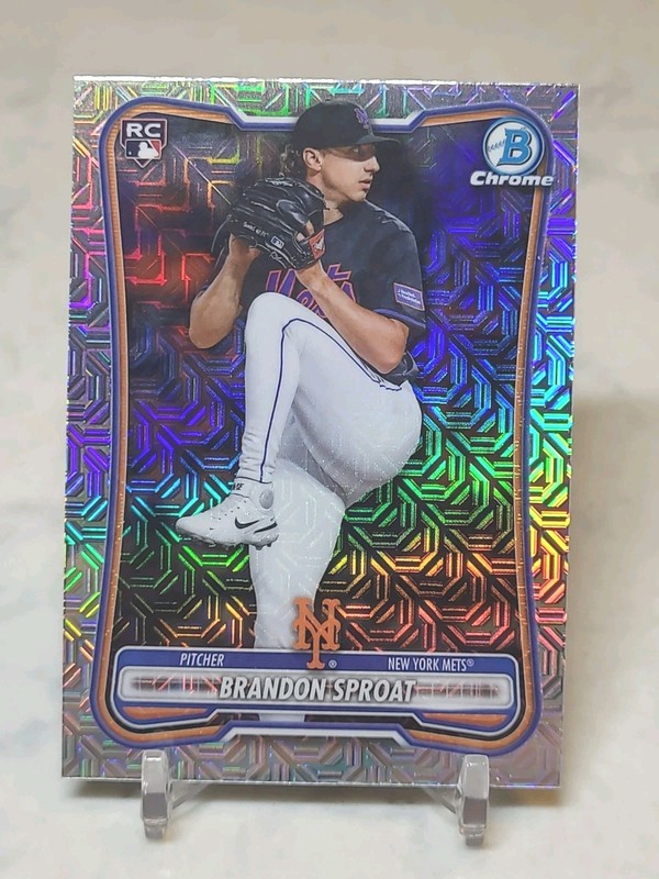 2026 Bowman- Brandon Sproat (RC) MOJO REFRACTOR (SP) #33 METS