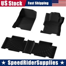 For Accord 8th Gen 2008-2013 3Pcs/Set Heavy Duty All-Weather TPE Car Floor Mats