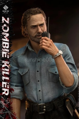 In stock New PRESENT TOYS PT-sp53 1/6 The Zombie Killer 12" Action Figure - Picture 13 of 14
