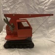 TRI-ANG  JONES CRAWLER  CRANE FROM THE 1950'S.  FULLY FUNCTIONING. Vintage Toy