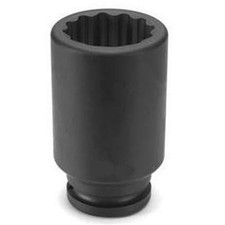 Grey Pneumatic 3/4" Drive x 24mm Deep - 12 Point Socket