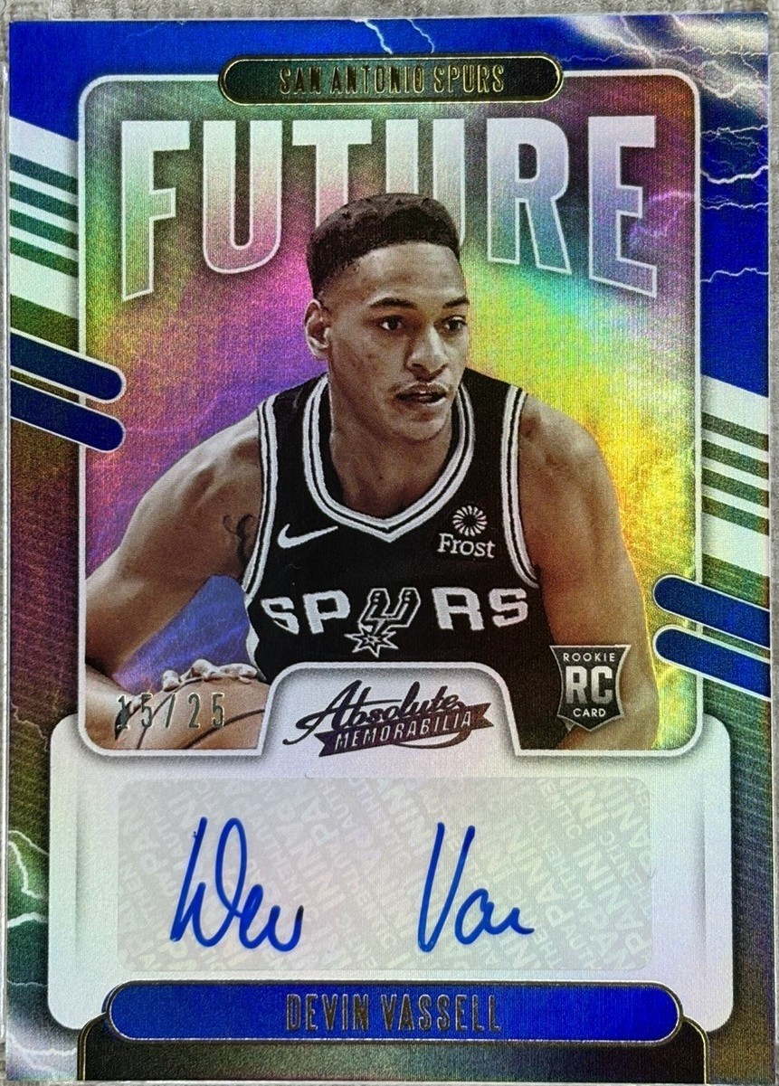 2020-21 Panini Absolute Memorabilia - Future Signatures Devin Vassell # ...