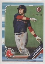 2019 Bowman Prospects Sky Blue 312/499 Michael Chavis #BP-92 0nr3