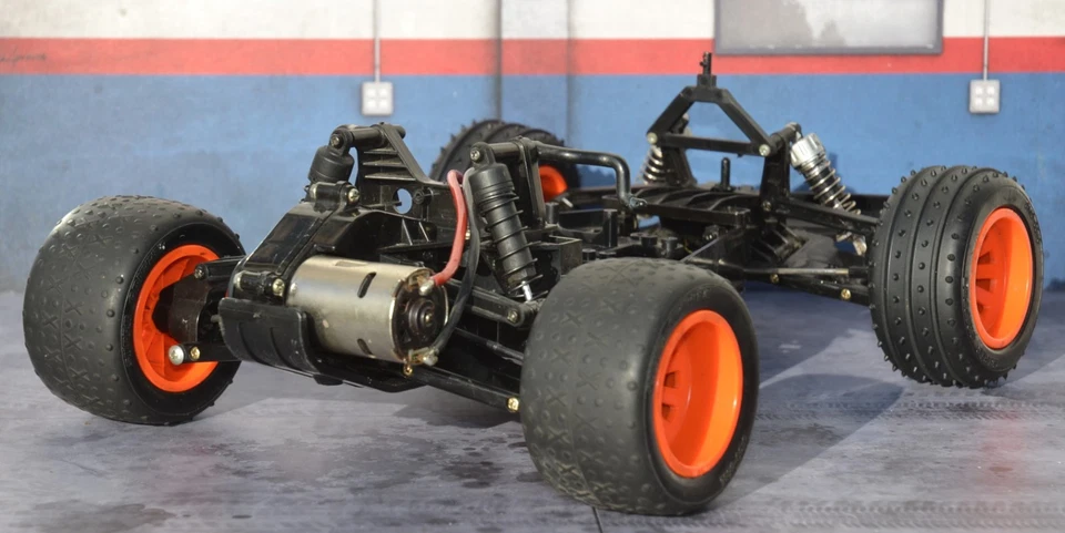 TAMIYA BLITZER BEETLE 2WD CHASSIS RC TRUGGY RACING BUGGY CAR VINTAGE - Bild 3 von 4