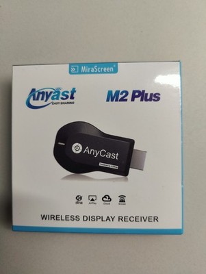 AnyCast M2 Plus Wireless Display Receiver Dongle Wi-Fi HDMI Portable, Black