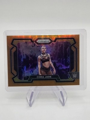 2024 Panini Prizm WWE - Cora Jade #48 Orange Prizm /99