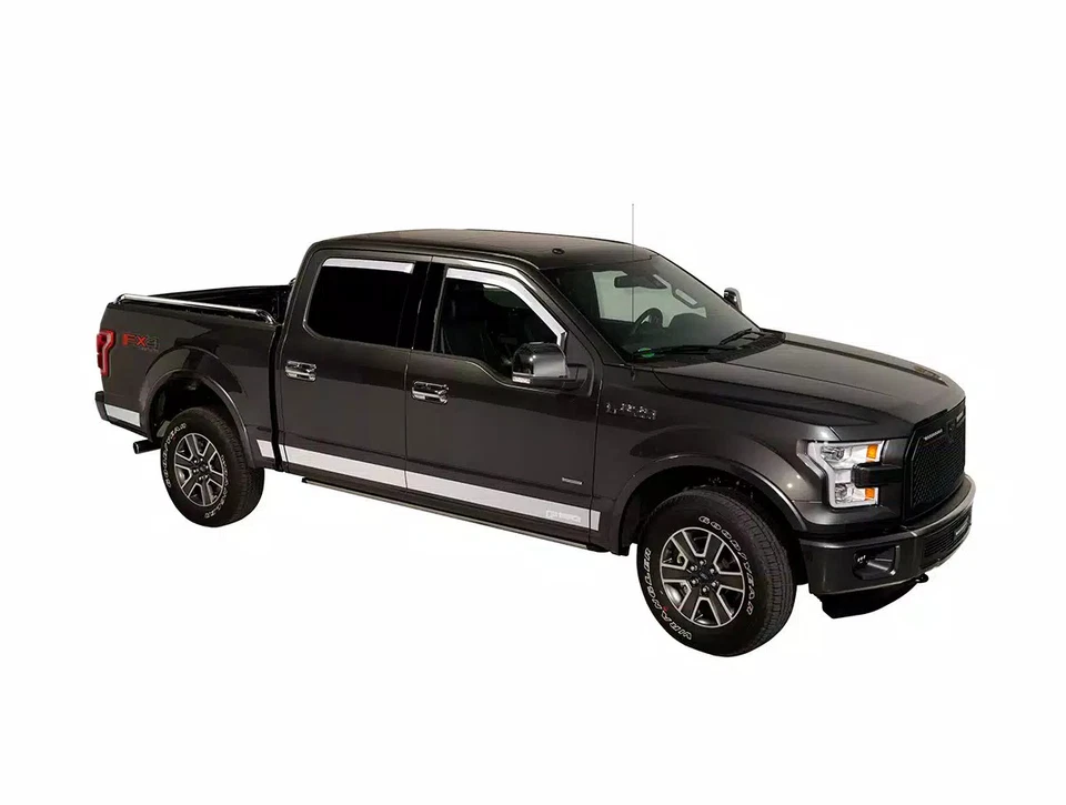 Rocker PANEL MOLDING Fits Select 2017-2021 Ford F350 SUPER DUTY Foto 3 de 4