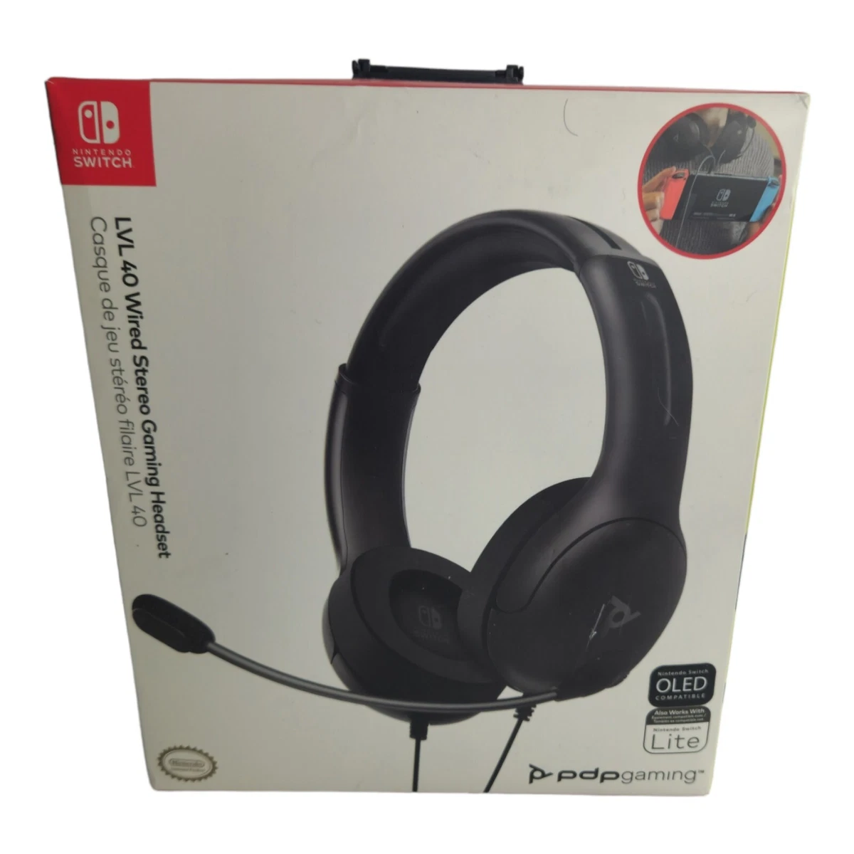  PDP Gaming LVL40 Stereo Headset with Mic for Nintendo