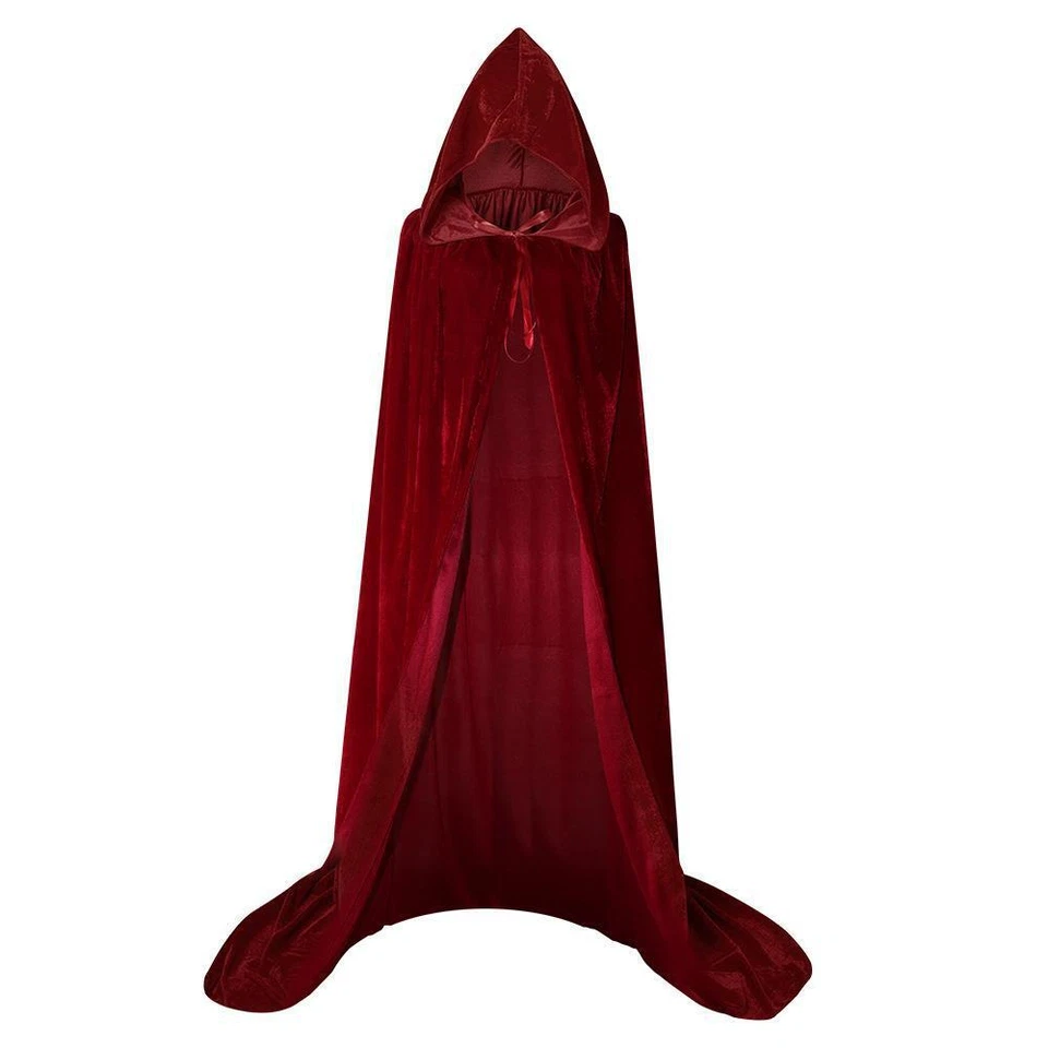 Hocus Pocus Mary Sanderson Cosplay Costume Dress Outfit Cloak Full Set Halloween - Image 3 of 4