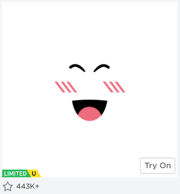 ROBLOX CLEAN LIMITED FACE, PLAYFUL VAMPIRE