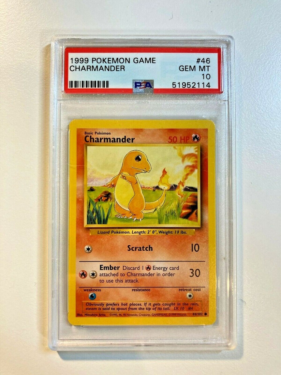 Q*R様 ヒトカゲ PSA10 / CHARMANDER Charmander - PSA 10 Unlimited Base Set - Gem Mint | eBay