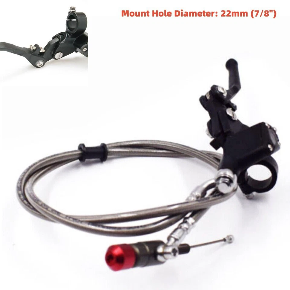 Aluminum 7/8" Hydraulic Clutch Brake Pump Master Cylinder Levers For Motorcycle — 第 2/4 张图片