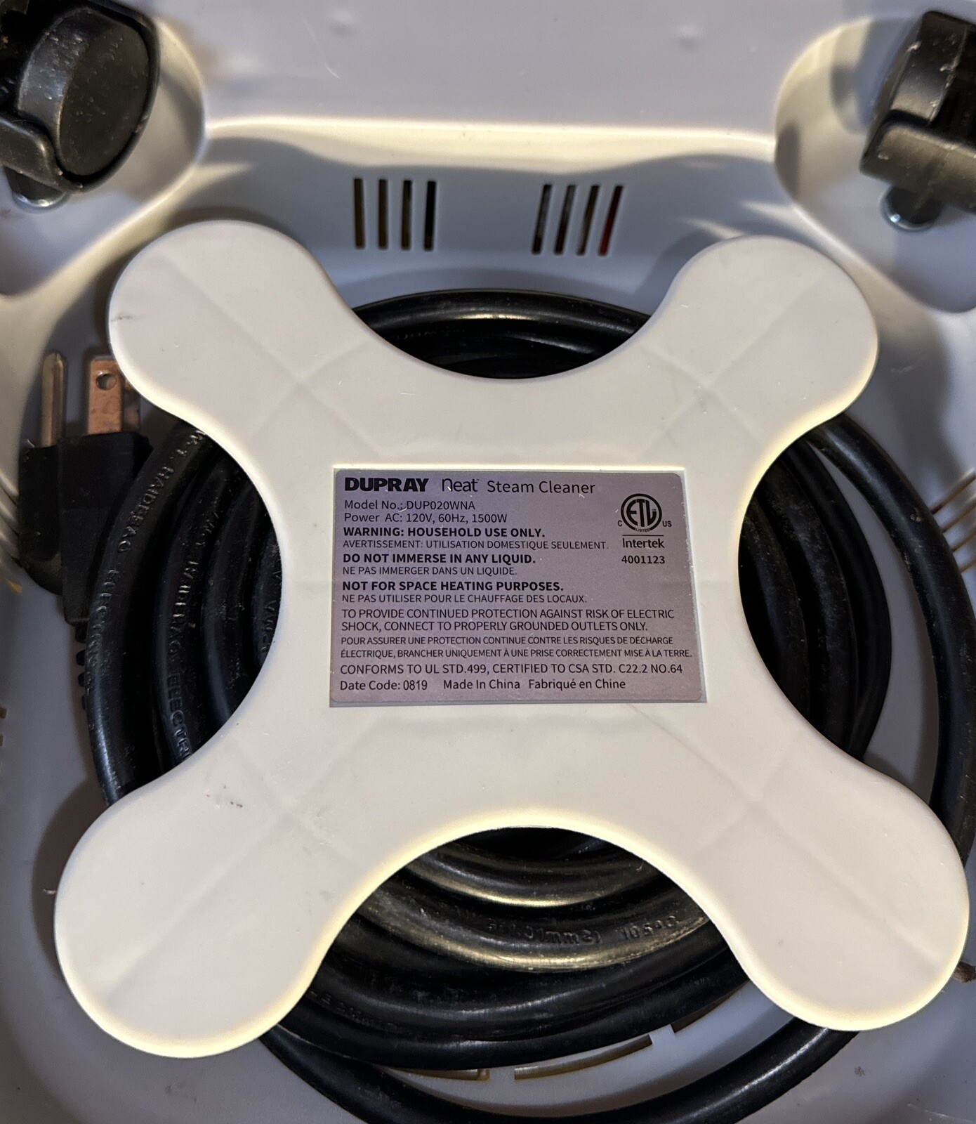 Dupray Neat Steam Cleaner, Portable Steamer for Floors, Car, Tiles