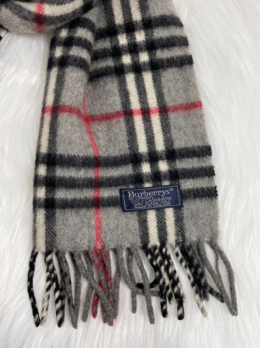 Burberry 100% Cashmere Scarf Authen | eBay