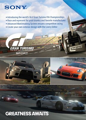 #ad #ad Gran Turismo Sport PS4 PS VR New $27.88