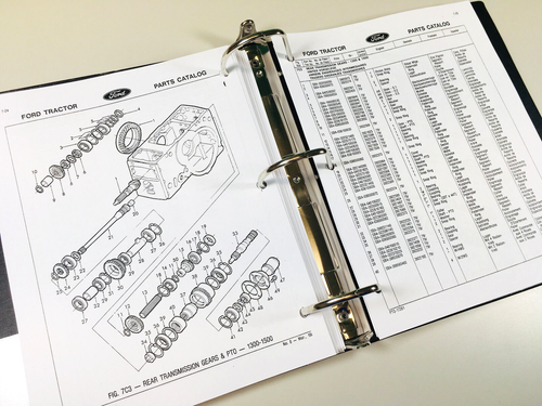 Ford 1300 Traktor Service Teile Betriebsanleitung Werkstattbuch Überholung Reparatur Set - Bild 12 von 12
