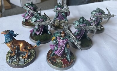 Warhammer AoS - Stormcast Eternals - 7x Castigators + Gryph Hound (R22) Exc