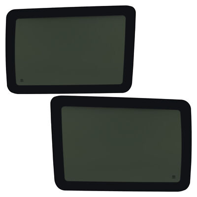 Rear Left &Right Side Quarter Window Glass For Jeep Wrangler 4 Door 2007-2010